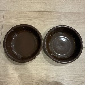 Fiesta Chocolate Brown Soup Cereal Bowls Lot Of 2